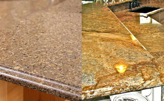 granite or quartz countertops in Houston